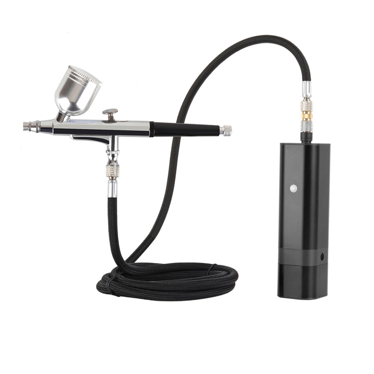 High Pressure Airbrush Kit Cup Vaihdettava johdoton ruiskupistooli